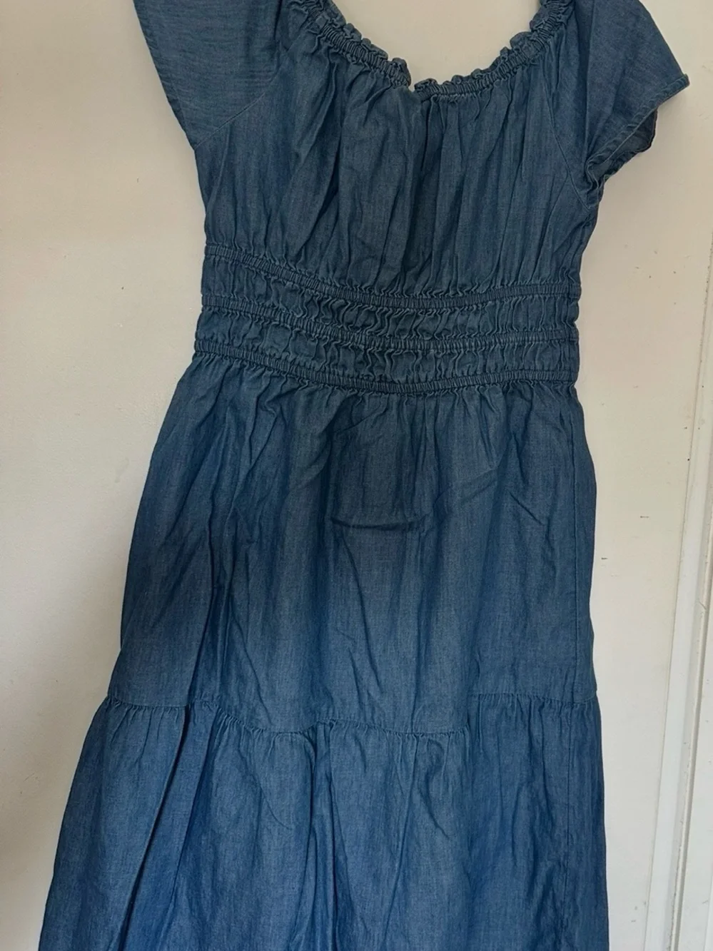 GAP Kids Light Blue Chambray Dress